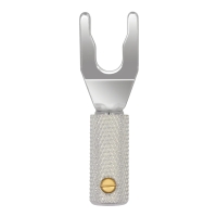 Wireworld Uni-Term Silver Spade, mit Hülse